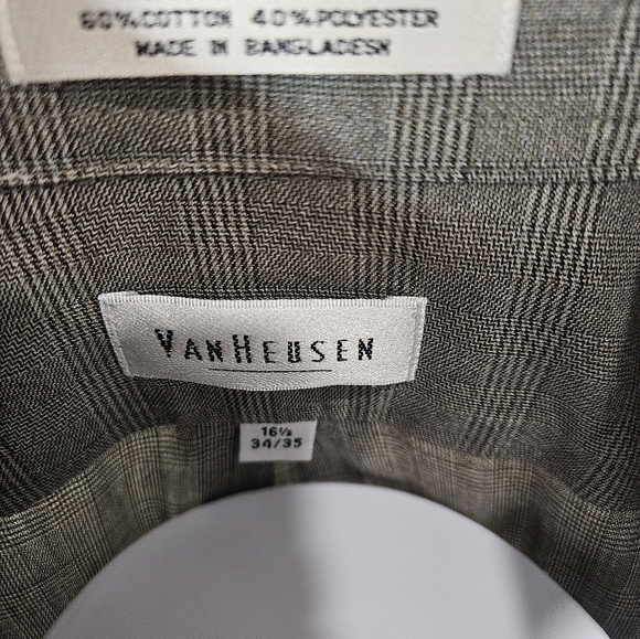 Van Heusen Broadcloth men's button-down longsleeve 16.5 - Picture 6 of 6